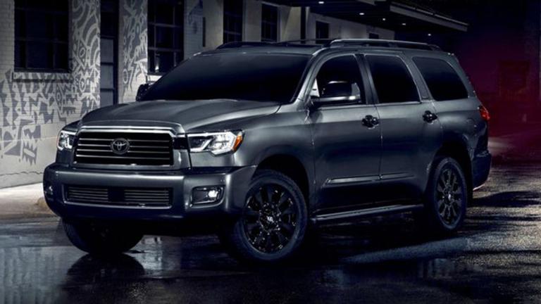 2022 Toyota Sequoia Front Left in Black